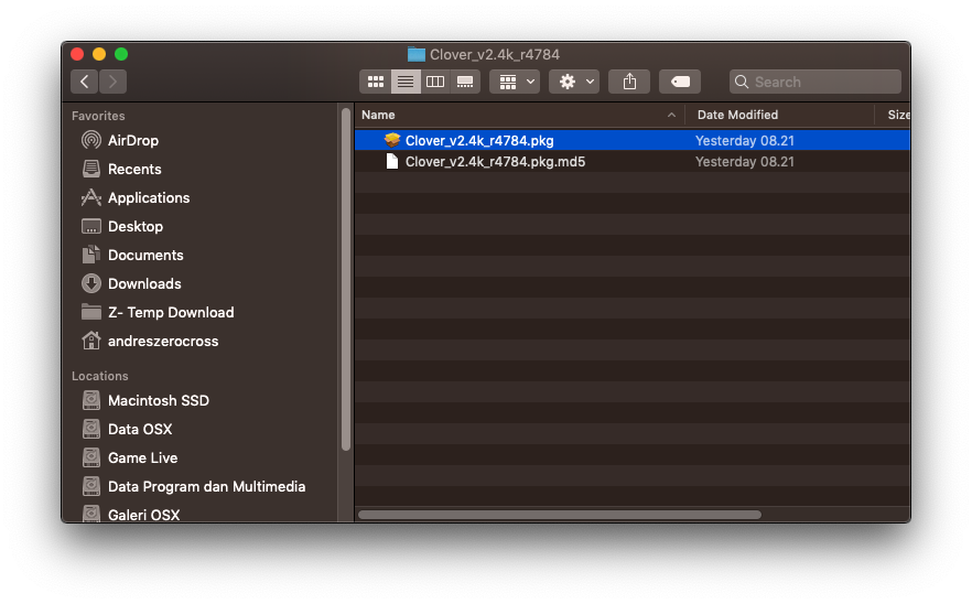 Cara Install Clover Bootloader r4784 ke Harddisk atau Flashdisk Installer Hackintosh di OS X / macOS - Support Legacy dan UEFI Boot Mode